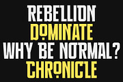 PRAK Breakstrike - Bold Condensed, a Sans Serif Font by Healltica.std (Thumbnail 9 of 17)