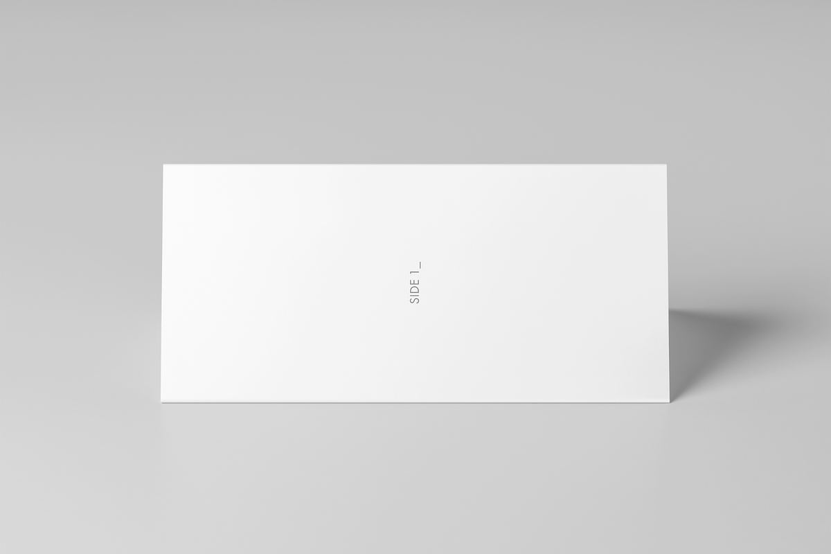Triangle DL Brochure Stand Mock-up, an Advertising Mockup by BLISS DESIGN (Photo 4 of 5)