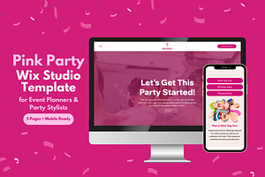 Event Planner Wix Studio Template, a Wix Template by Collette Collabs