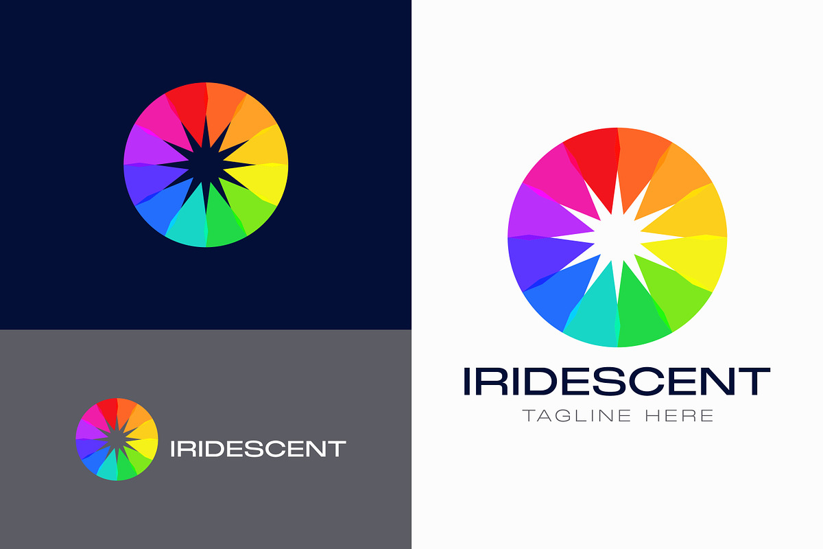 Circular Iridescent Logo Minimalist, a Branding & Logo Template by Signatoro (Photo 1 of 4)
