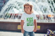 Kids T-Shirt Mock-Up Vol 2, a Shirt Mockup by Freeman Studio (Thumbnail 1 of 11)