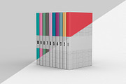 Books Set Mockup - 10 views, a Books & Magazine Mockup by Illusiongraphic (Thumbnail 12 of 21)