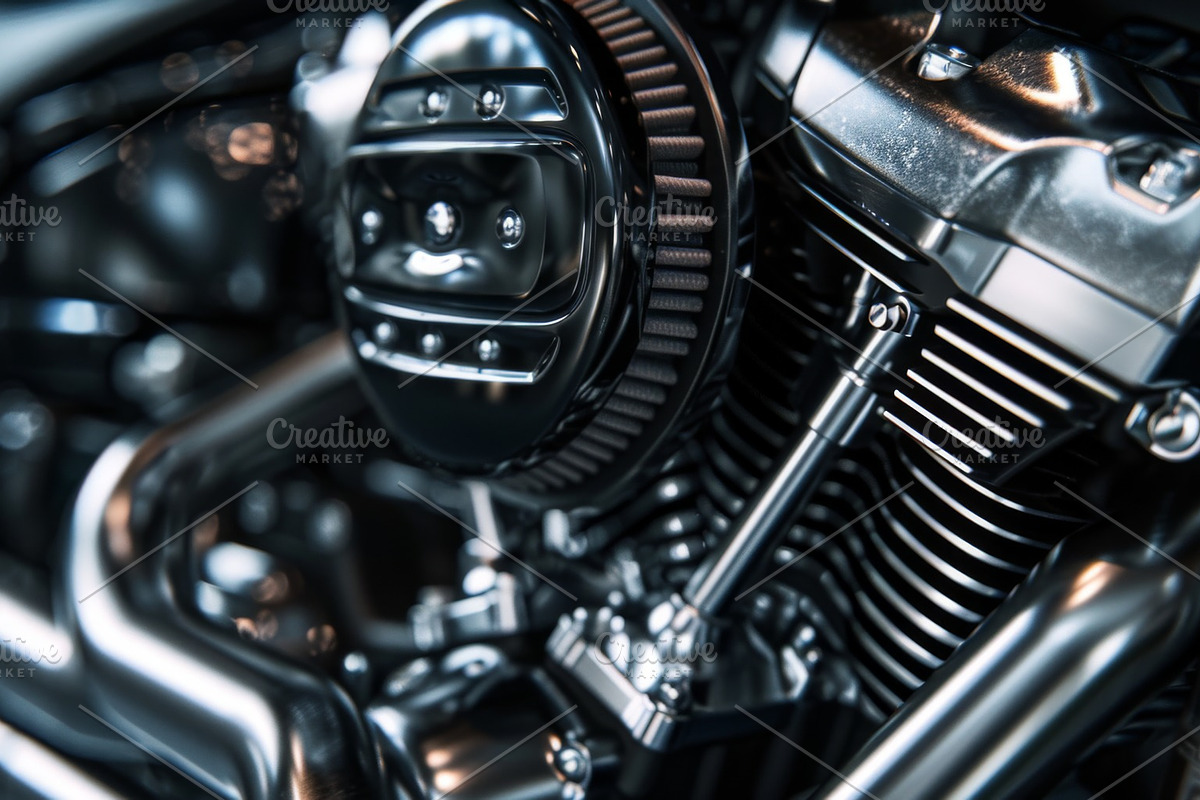31 Motorcycle engines, a Transportation Photo by Handmadefont (Photo 19 of 33)