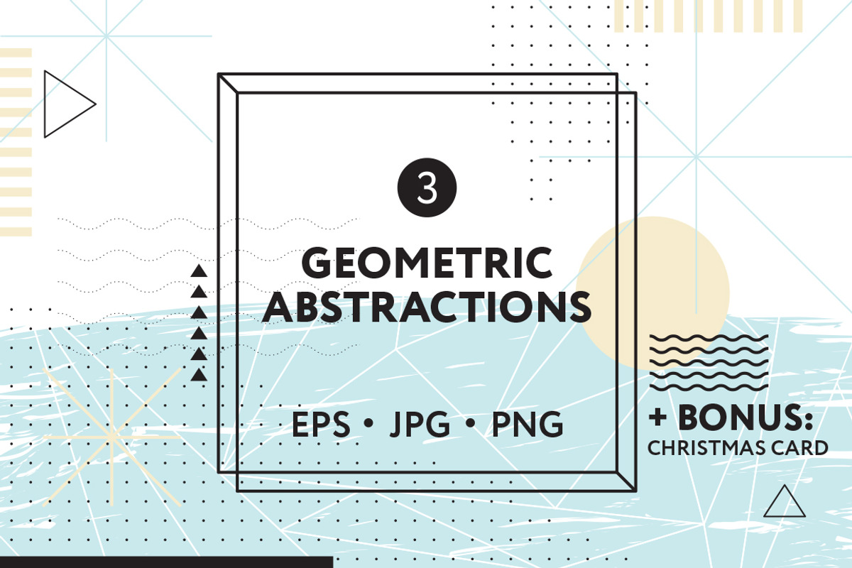 Geometric Abstractions Set, an Object Illustration by moibalkon (Photo 1 of 5)