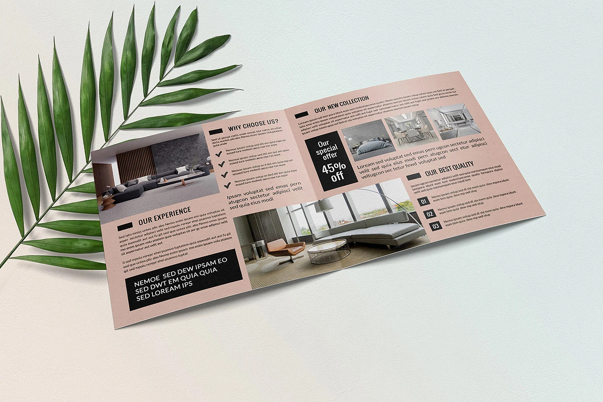 Interior Design Brochure, a Brochure Template by Template Shop (Photo 3 of 5)