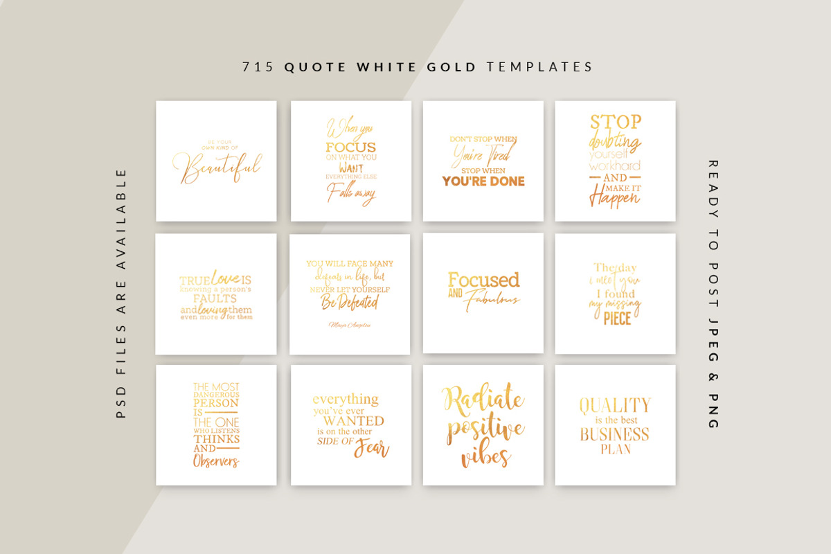 Instagram Social Media Quotes CANVA, a Social Media Template by Eviory (Photo 11 of 55)