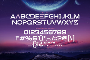 Borned - Futuristic Display Font