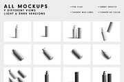 Cosmetic Product Bottle Mockups, a Packaging Mockup by Graphicsfuel (Thumbnail 4 of 4)