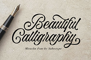 Miraclin - Beautiful Calligraphy Fon, a Script Font by Subectype Studio (Thumbnail 2 of 7)