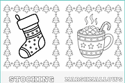 Kids Winter Holidays Coloring Pages, a Seasonal Illustration by Nuvame Arts & Designs (Thumbnail 6 of 14)
