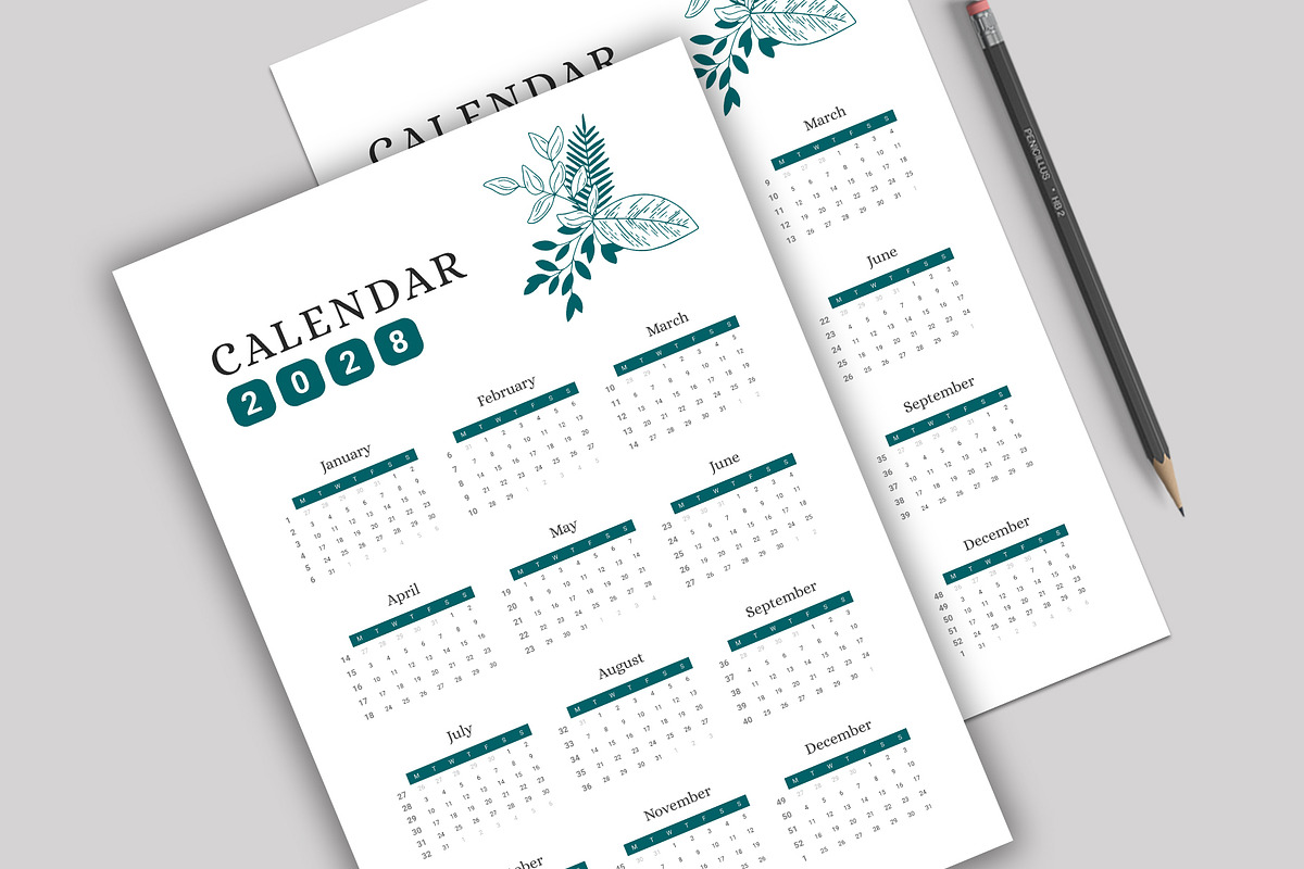 Calendar Templates 2026-2030, a Stationery Template by Design Zone (Photo 2 of 3)