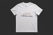 Tired Sleeping Cat with Coffee File, an Illustration by Purpose Ekbal (Thumbnail 2 of 3)