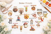 Groovy Thanksgiving Sublimation, a Seasonal Illustration by Artnoy (Thumbnail 7 of 18)