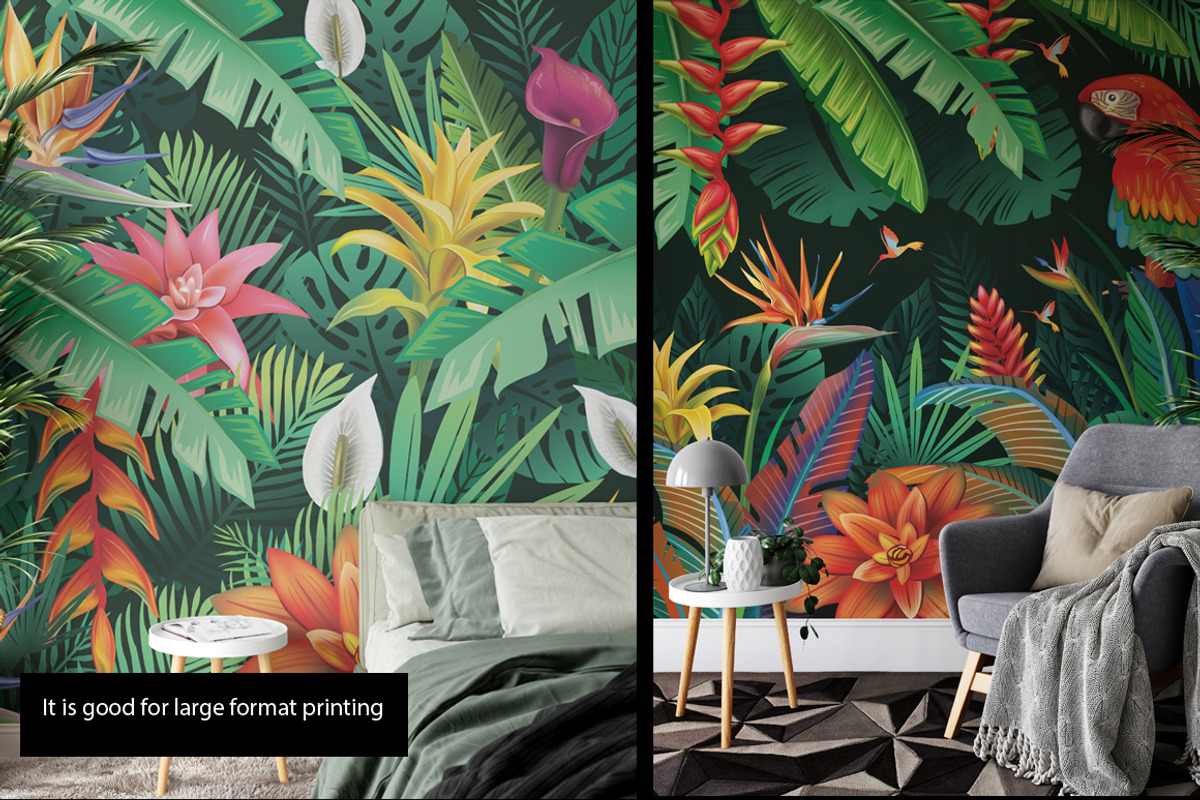 Tropical Paradise, a Decorative Illustration by ViktoriaARTprint (Photo 4 of 8)