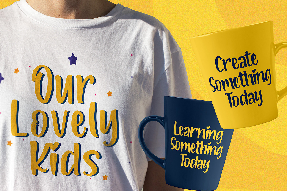 Lovely Kids - Playful Font preview 8