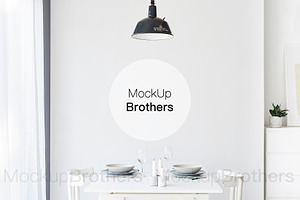 Dining room mockup mock up 23
