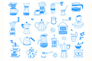 Cofee Drinks line art, a Food Illustration by Carpet Tapete Pretzel (Thumbnail 4 of 8)