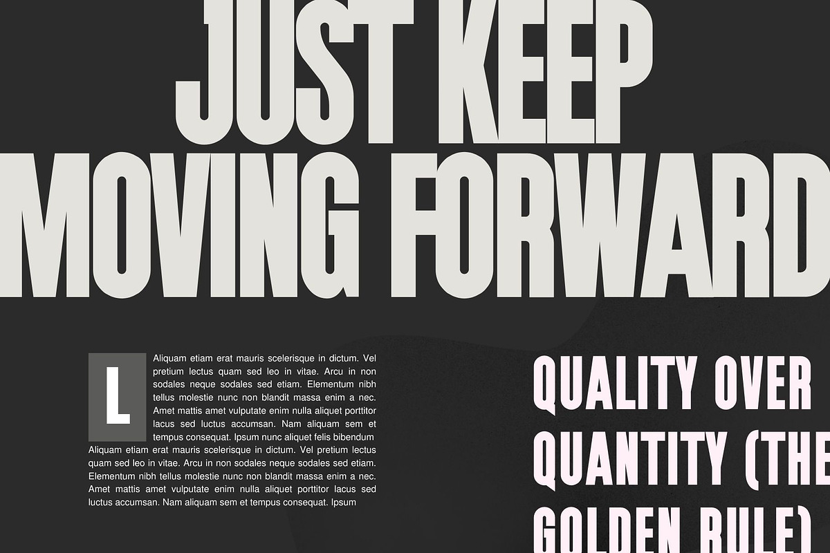 Amazing Paradise Condensed Sans Font, a Sans Serif Font by Graphicxell (Photo 4 of 10)