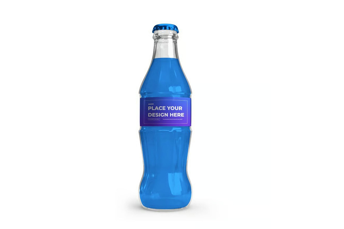 Soft Drink Bottle Mockup Template, a Packaging Mockup by DesignRushMarket (Photo 2 of 11)