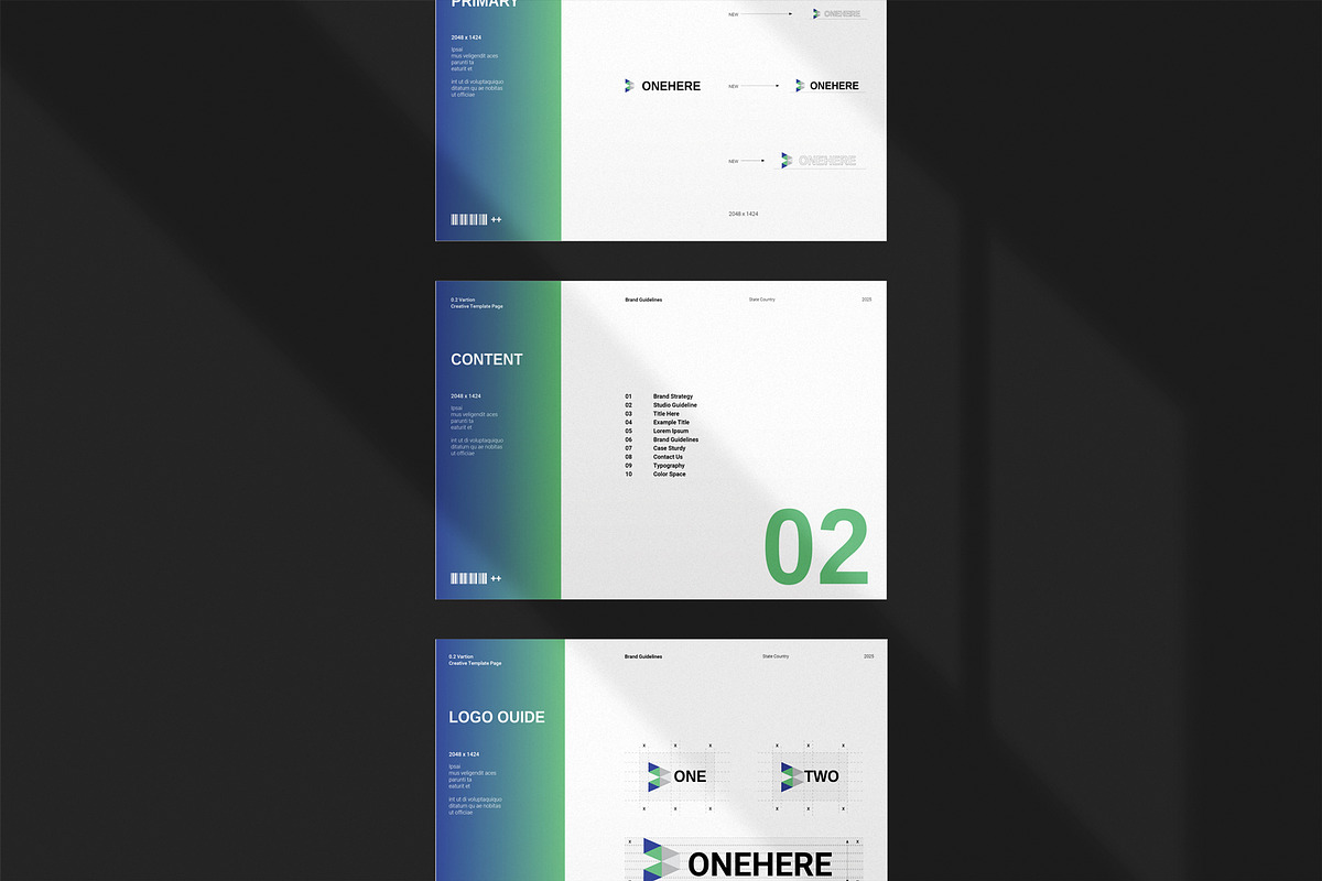 Brand Guidelines Template, a Brochure Template by metastudio38 (Photo 5 of 10)