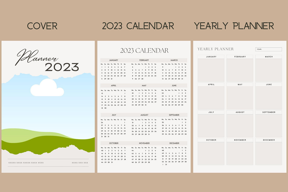 Planner Canva Templates Bundle, a Flyer Template by Oskar Wantopi (Photo 5 of 14)