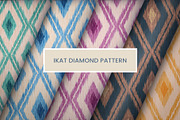 Seamless Ikat Diamond Boho Pattern, a Pattern Graphic by Sir13 (Thumbnail 1 of 8)