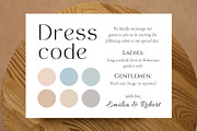 Party Dress code details info card, a Card Template by EvaTemplates (Thumbnail 6 of 6)