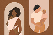 Mother's Love 2 Abstract Posters, an Animal Illustration by Miracles Everywhere (Thumbnail 4 of 10)