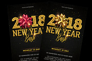 New Year Bash Flyer Template, a Flyer Template by DesignWorkz (Thumbnail 2 of 2)