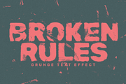Grunge Ink Bleed Text Effect, a Layer Style Add-On by Mint Pixels (Thumbnail 1 of 9)
