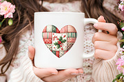 Patchwork Christmas Sublimation PNG, an Illustration by RobertsArt (Thumbnail 3 of 7)