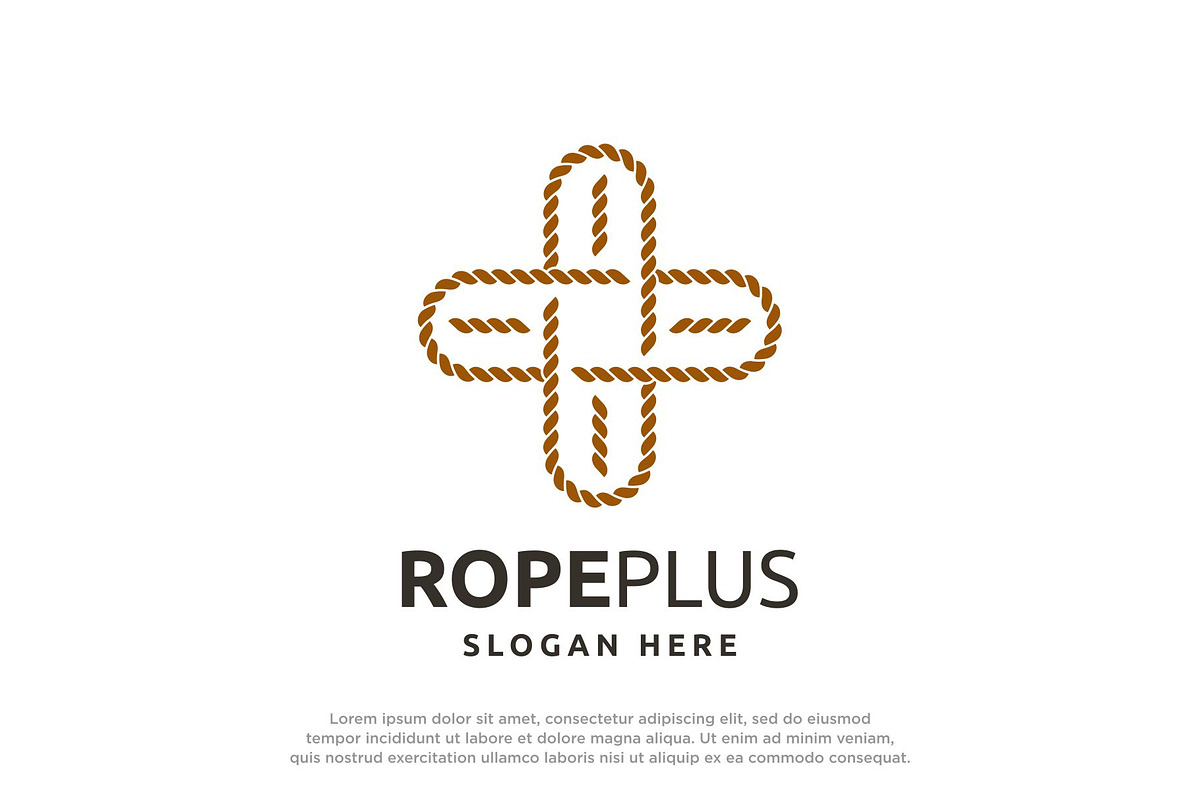 Medical Cross Rope Logo, a Branding & Logo Template by Buqancreative (Photo 1 of 2)