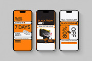 Black Friday Instagram Canva, a Social Media Template by Supanium Studio (Thumbnail 3 of 5)