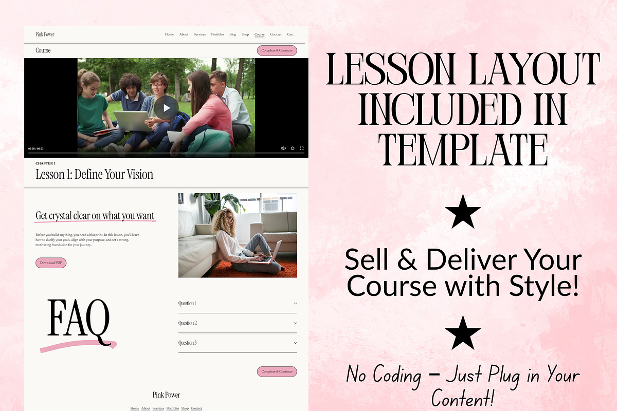 Squarespace Website for Coaches, a Squarespace Template by Sofia Designs (Photo 6 of 8)