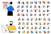 Bundle Flat Concept Illustrations, a Finance Illustration by alexdndz (Thumbnail 14 of 16)