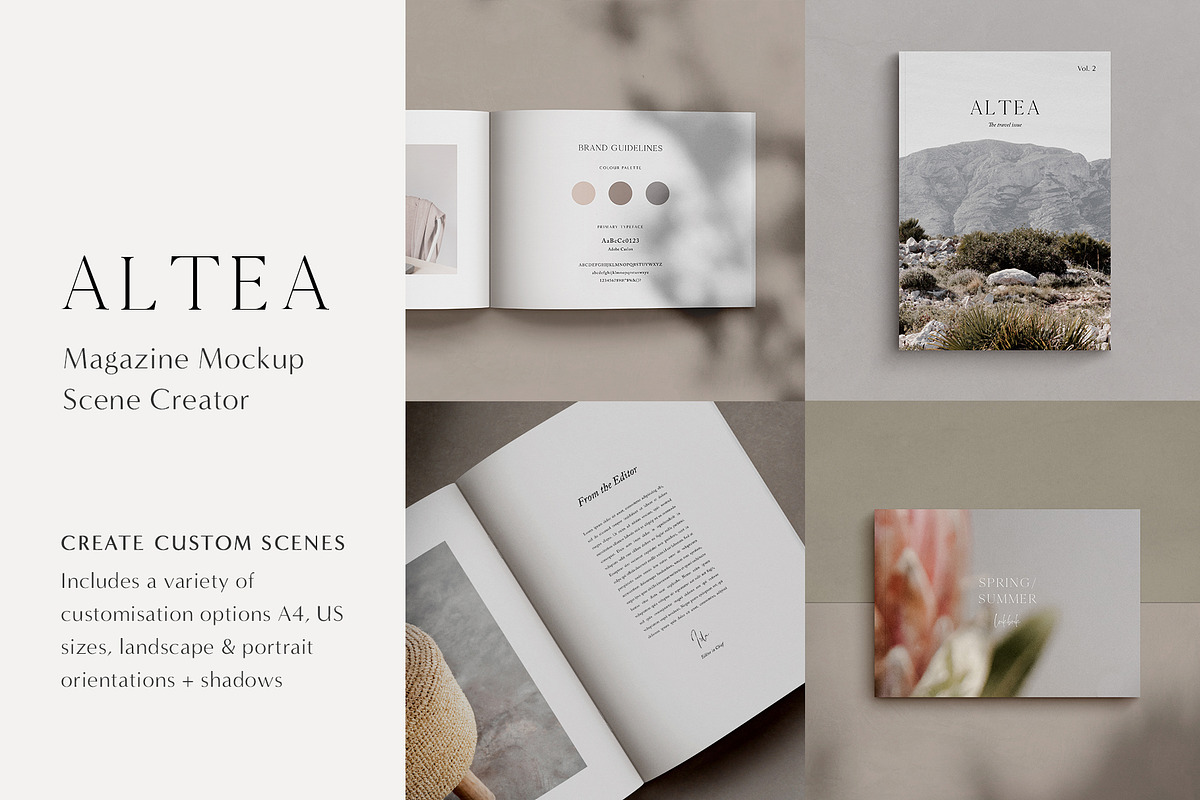 Altea Magazine Mockup Scene Creator, a Books & Magazine Mockup by Moyo Studio (Photo 15 of 15)