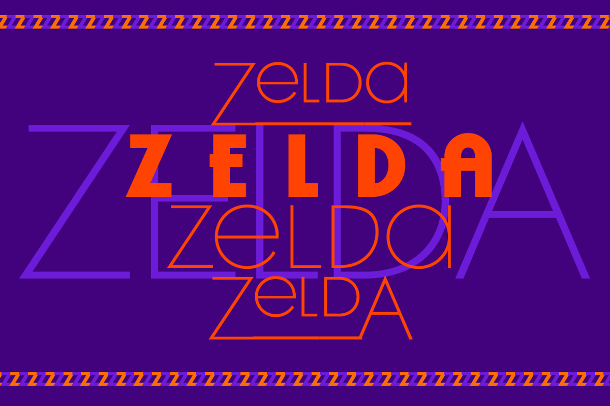 Zelda Collection, a Font by Wiescher Design (Photo 3 of 9)