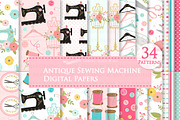 Sewing Machine, Sewing, an Illustration by Mia's Graphic Design (Thumbnail 6 of 9)