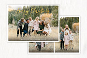 Christmas Card Template, a Templates & Theme by Wildflower Estudio (Thumbnail 1 of 2)