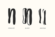 Nine to Five Fonts, a Sans Serif Font by giemons™ (Thumbnail 5 of 8)