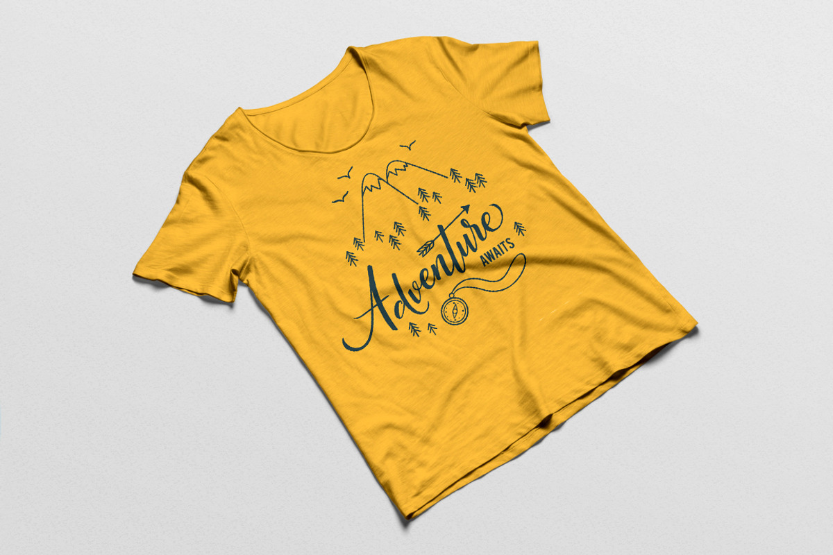 Adventure Lettering Illustrations., an Illustration by tetiana.svirska (Photo 7 of 7)
