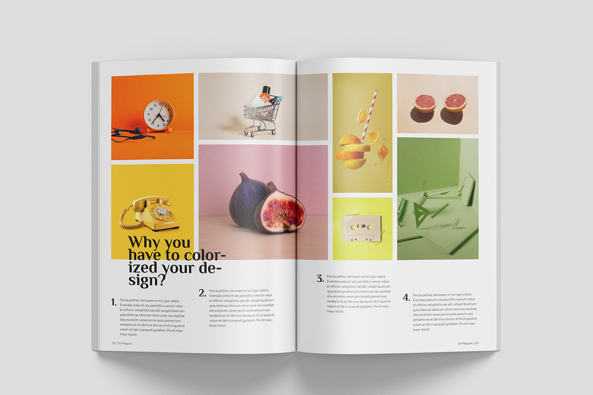 Simple Magazine Template, a Magazine Template by Bookrak Graphic Design (Photo 15 of 17)