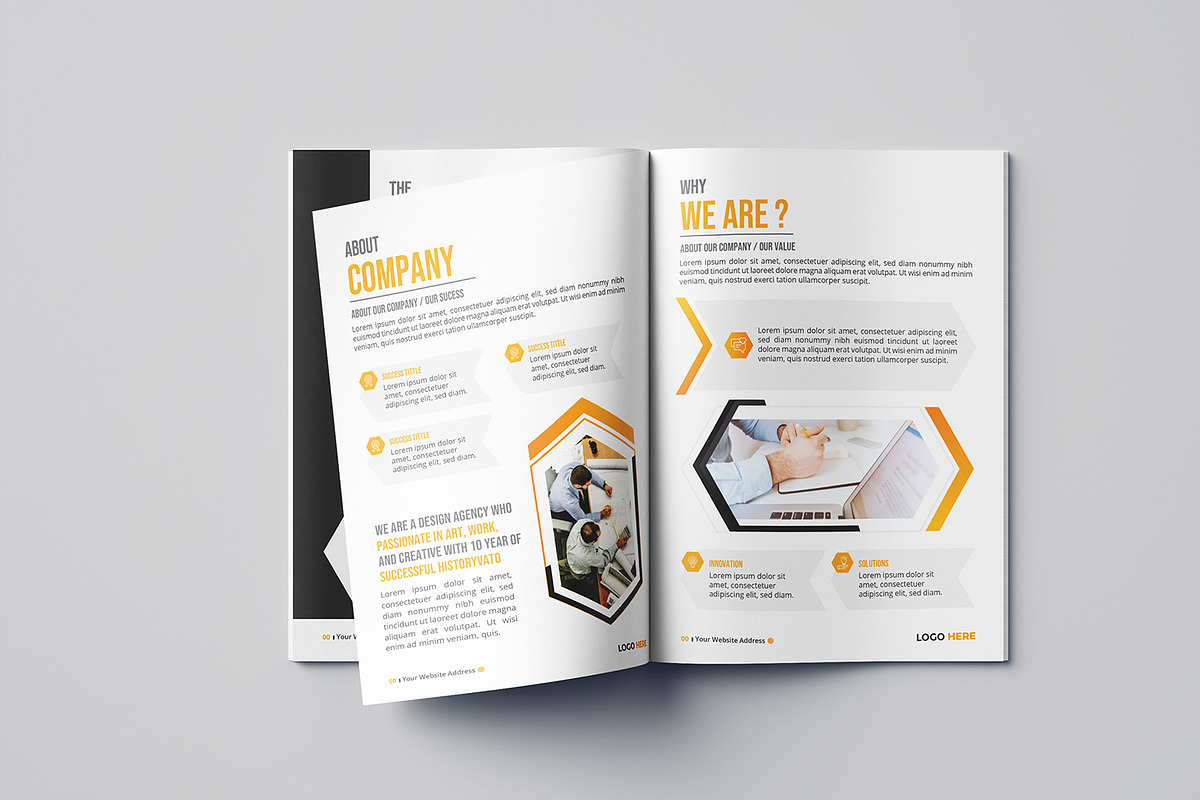 Multipurpose Business Brochure, a Brochure Template by gstudiovect21 (Photo 4 of 8)