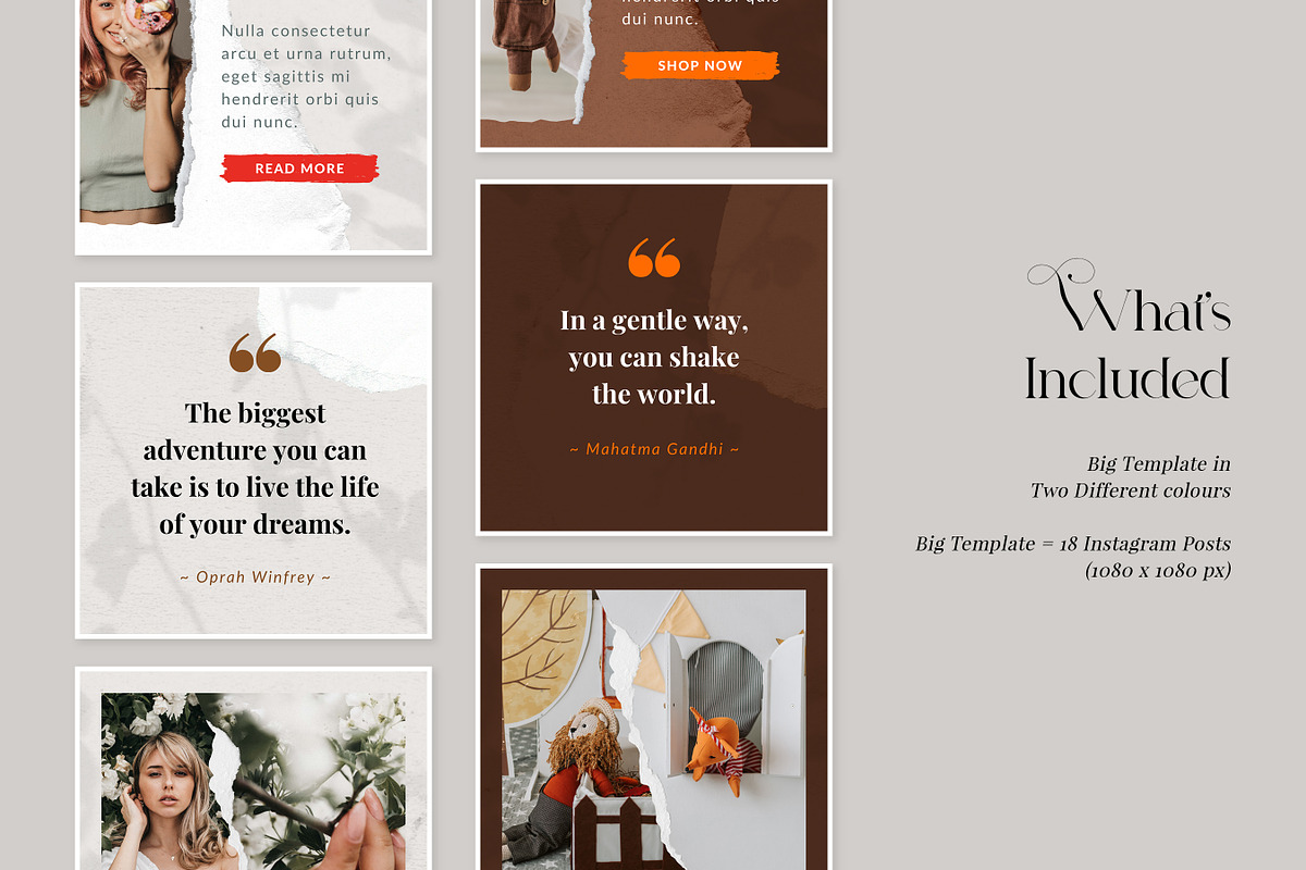 Instagram Puzzle Template in CANVA, a Social Media Template by RWstudio (Photo 7 of 8)