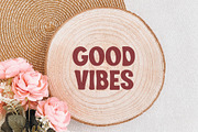 Love Vibes Groovy Font, a Handwritten Font by BarcelonaShop (Thumbnail 9 of 10)