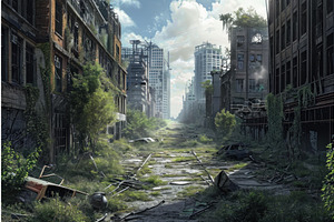 Artistic Depiction Of A Deserted