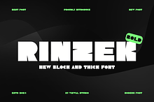 Rinzek - Bold Modern Font
