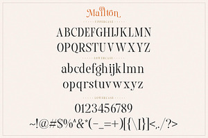 Mailton Typeface