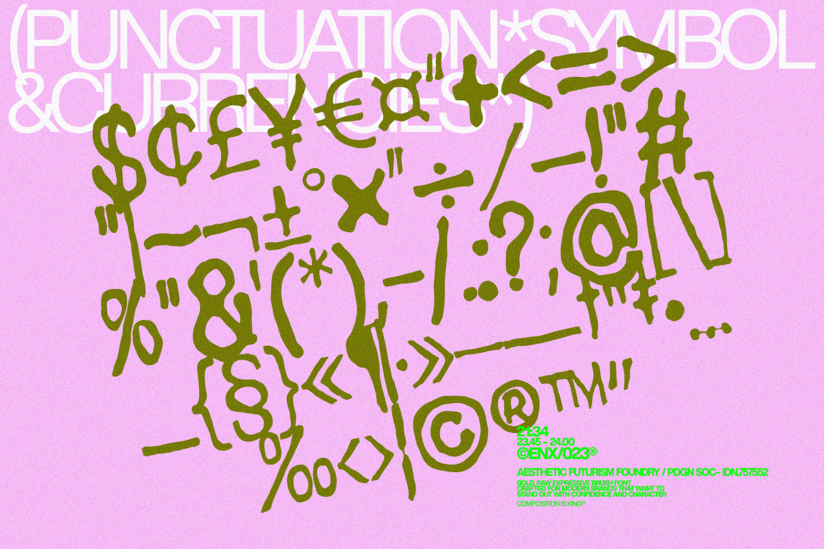 ROWNIE — Raw Gritty Modern Font, a Handwritten Font by Enxyclo Studio (Photo 14 of 14)