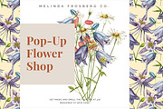 Wildflowers & Gardenflowers clipart, a Decorative Illustration by Ann Astro (Thumbnail 5 of 9)